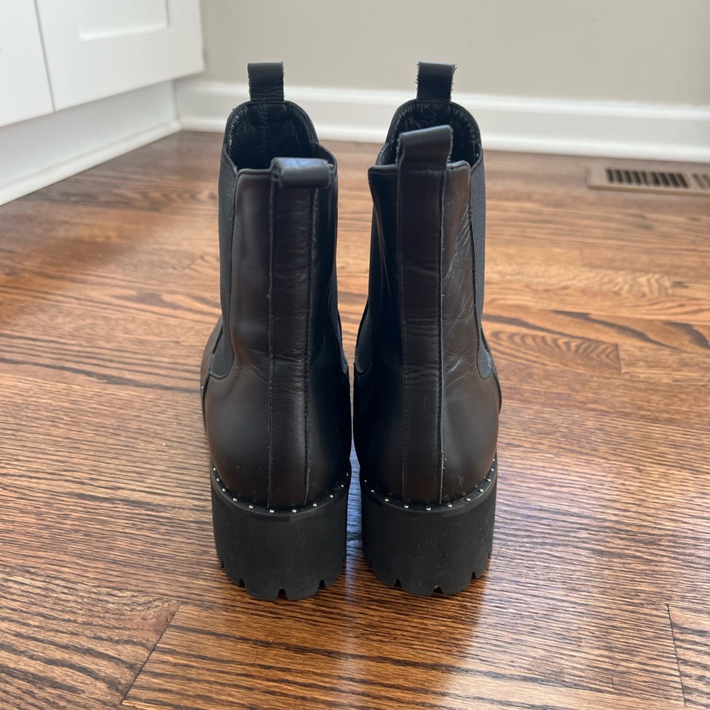 Freda Salvador Brooke Rain Resistant Boot  - Black Calf - Picture 12 of 14